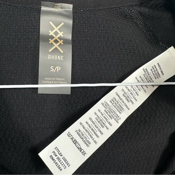 RHONE Breakaway Seamless Half Zip with Gold Zip Size Small - Picture 6 of 10